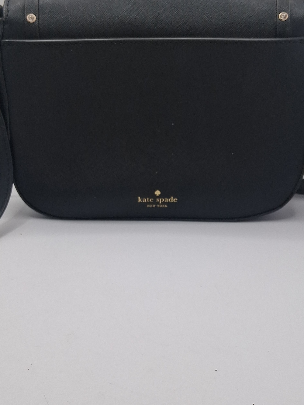 kate spade Black Studded Flap Crossbody Bag New - Picture 3 of 5